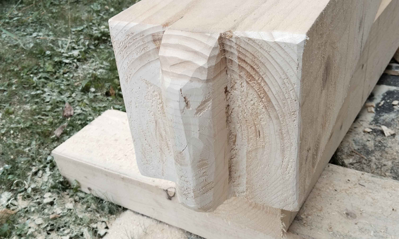 Zpevnění krovu pomocí statických příložek