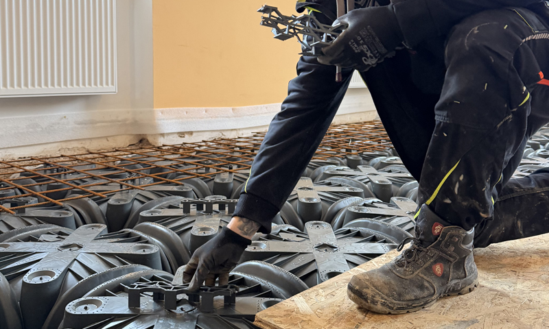 Vytvoření vzduchové mezery pod podlahou