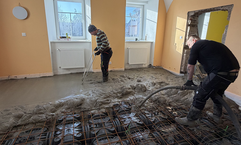 Propojení odvětrávacích tvarovek v interiéru