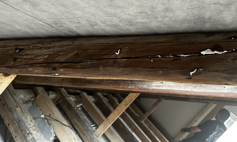 Hloubková impregnace starého dřeva