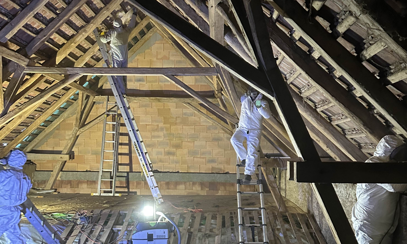 Výsledek sanace krovu rodinného domu